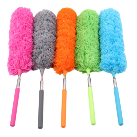 Extendable Microfiber Duster Brush - Anti-Dust Cleaner for Car, Home, and Furniture