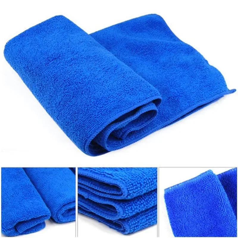 10-20Pcs Microfiber Towels - Car Wash, Drying, and Detailing Cloths | Multipurpose Cleaning for Home & Auto