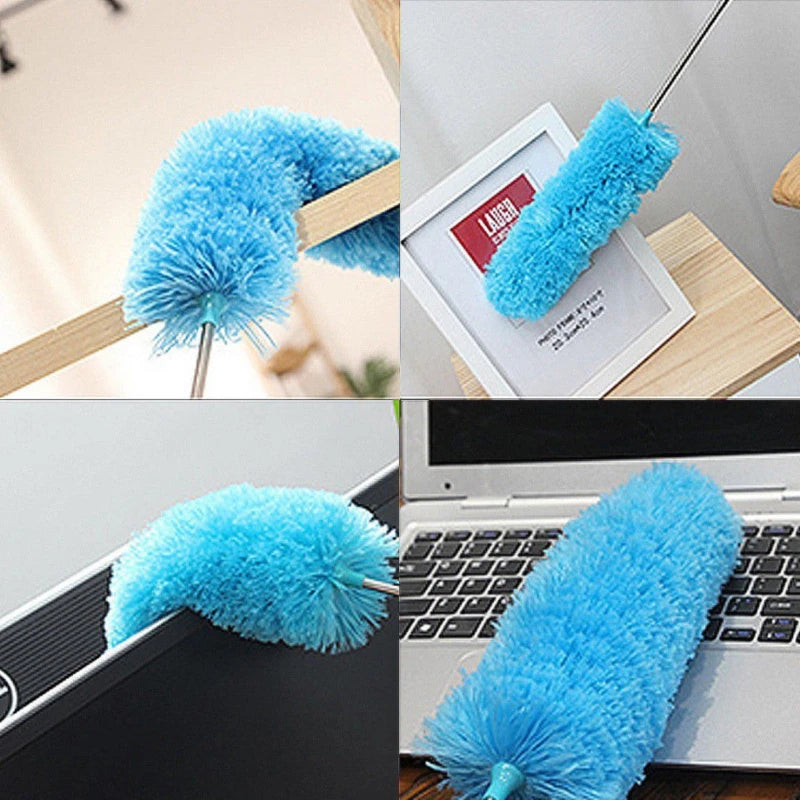 Extendable Microfiber Duster Brush - Anti-Dust Cleaner for Car, Home, and Furniture